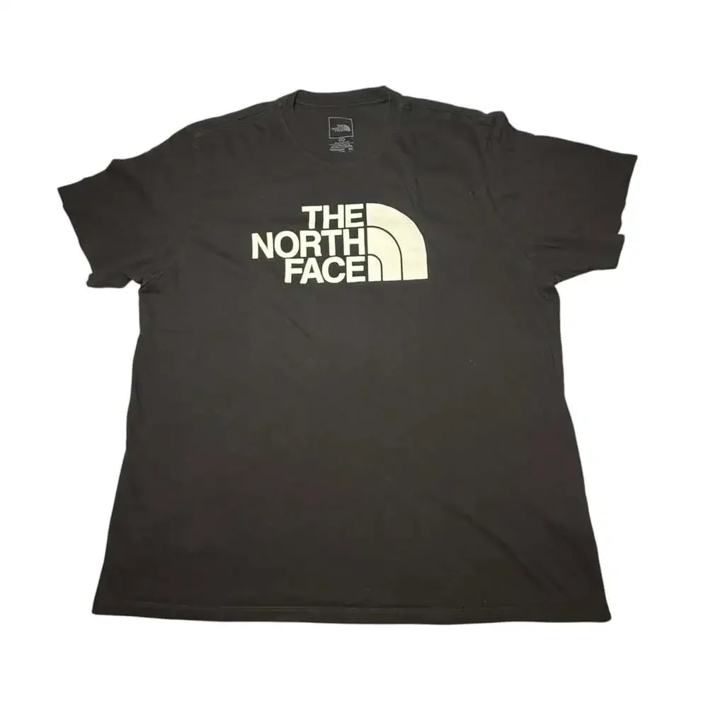 The North Face Logo T-Shirt Size XXL Black Cotton Short Sleeve